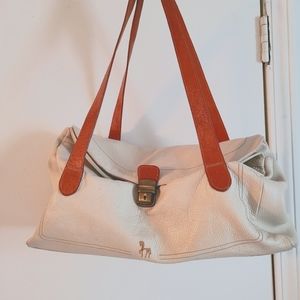 Italian Petusco Leather Hobo Handbag - image 1